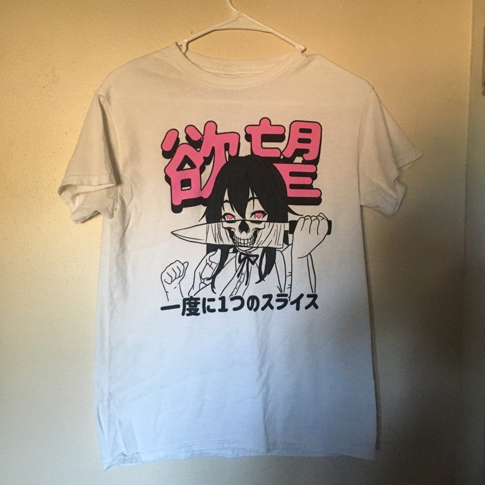 Anime Girl Graphic Tee 💕🔪
